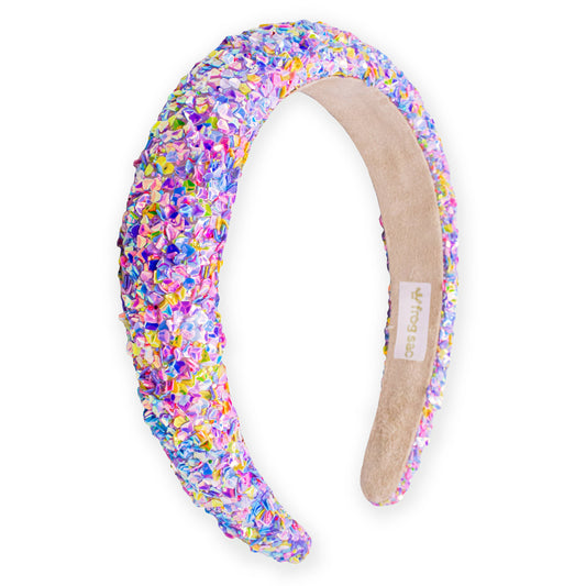 Kids Padded Headband - Chunky Sequin Hair Band
