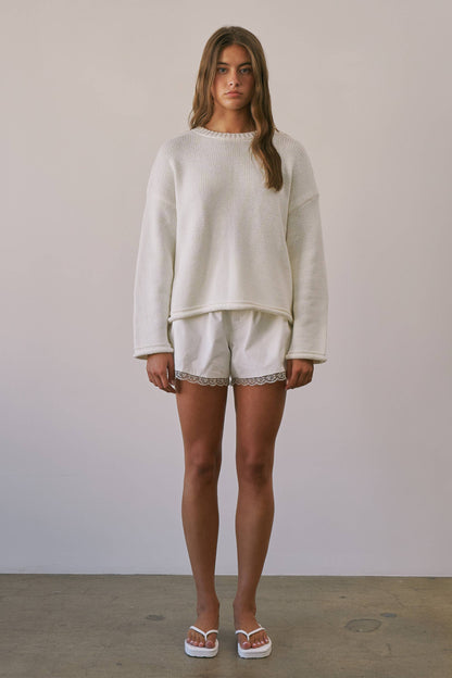 CSW4033 Hudson Cotton Crewneck Sweater