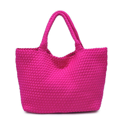 Sky's The Limit - Large Woven Neoprene Tote