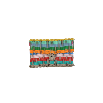 Clutch, Multi-Stripe Bright