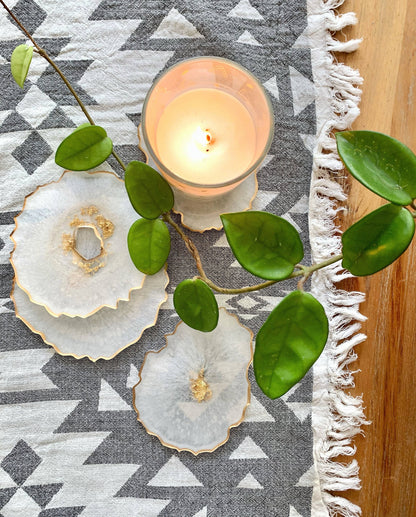 Set of 4 Free Form Geode Coasters