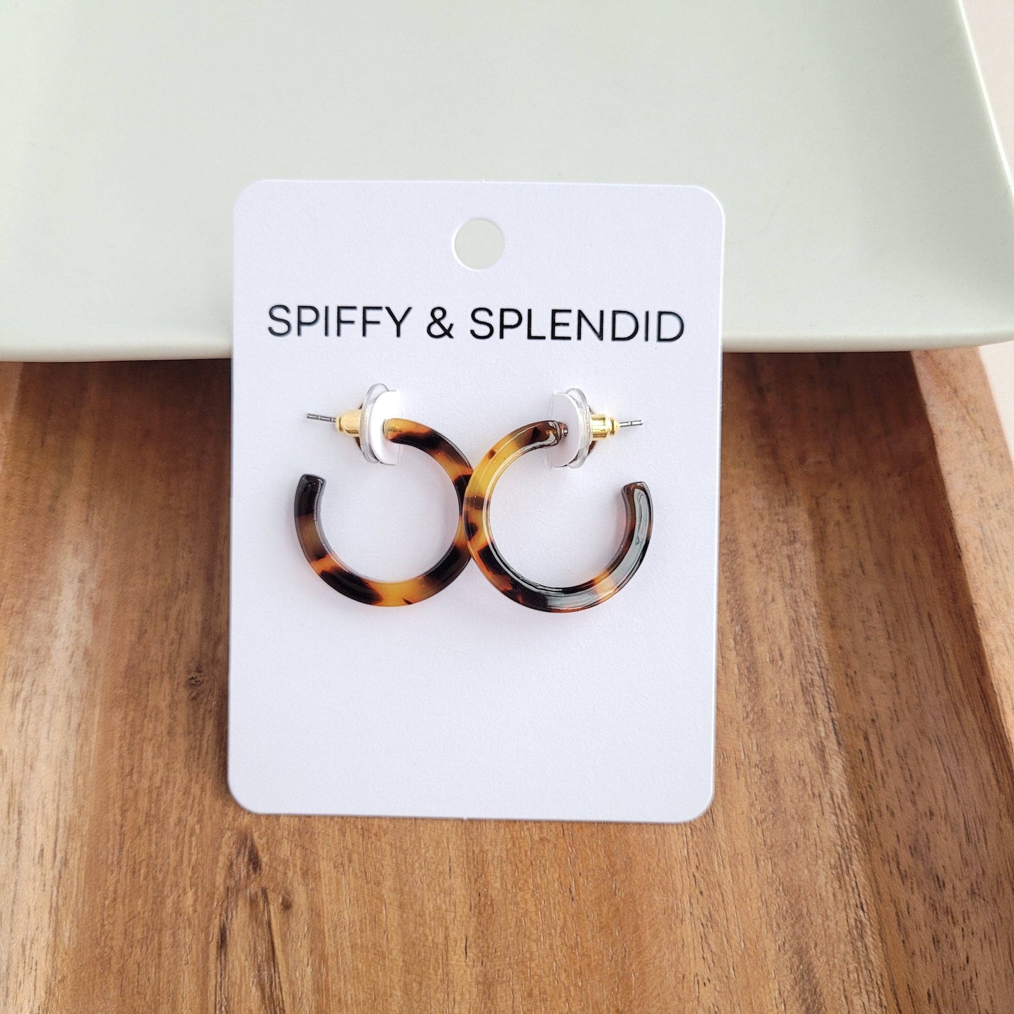 Cam Mini Hoops - Tortoise // Jewelry, Earrings, Fall