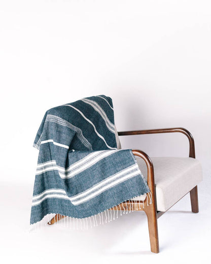 Aden Cotton Throw Blanket | Handwoven in Ethiopia