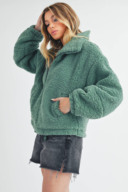 Kaori Jacket - Bone Fleece