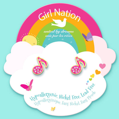 Music Notes Cutie Stud Earrings