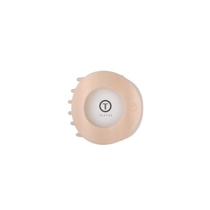 Almond Beige | Small | Flat Circle Hair Clip