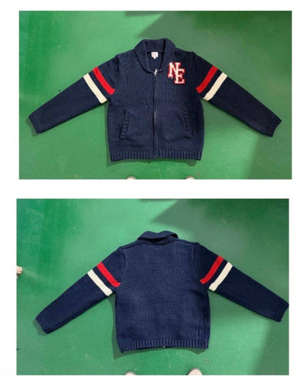 ZIP Varsity New England Patriots Cardigan