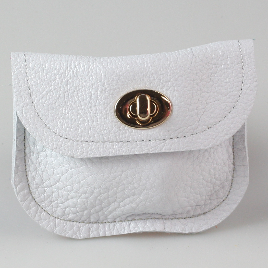 The Turnlock Metallic Leather Wallets: 2sizes!