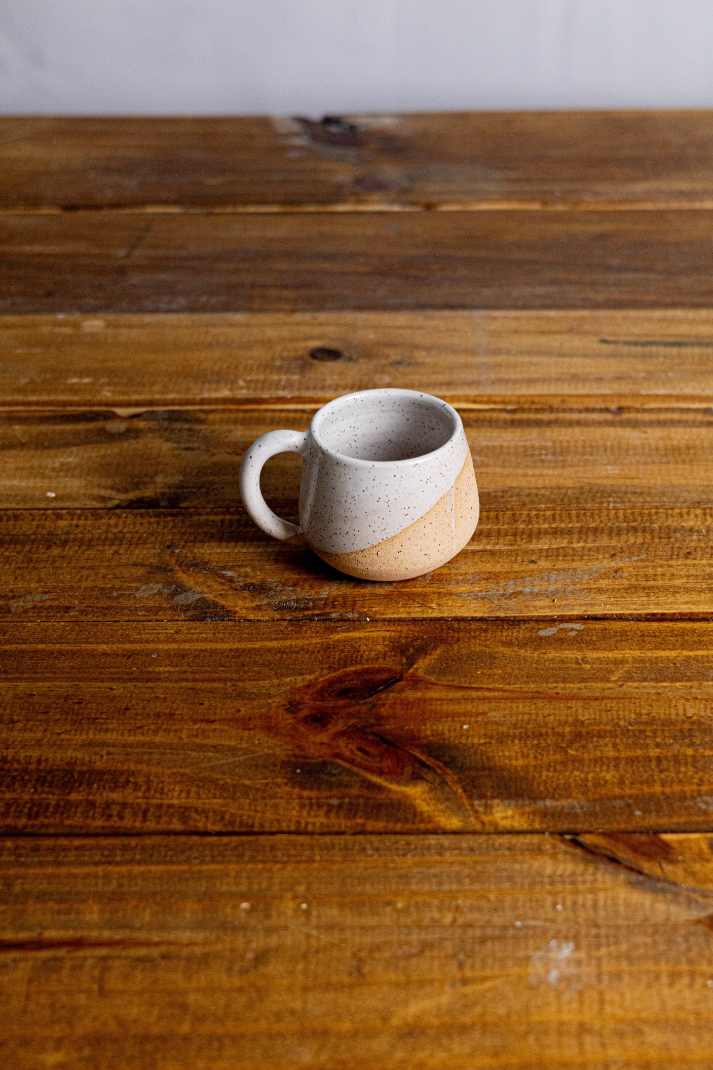 Handmade Espresso Mug/Tea Cup with handle- 4 ounces