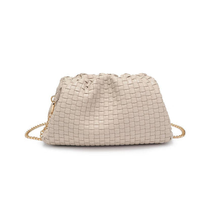 Tate Woven Frame Clutch