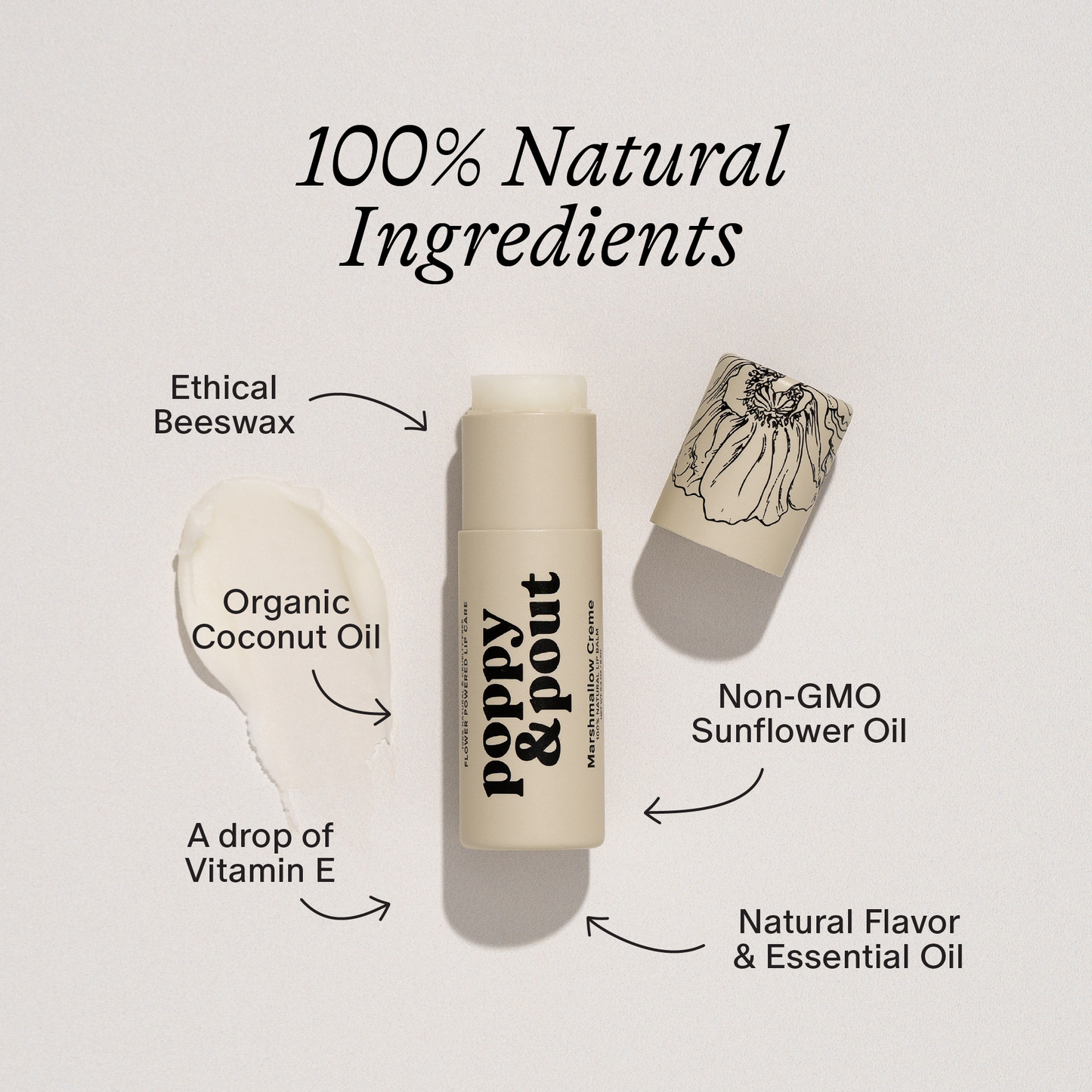 Lip Balm, Marshmallow Creme