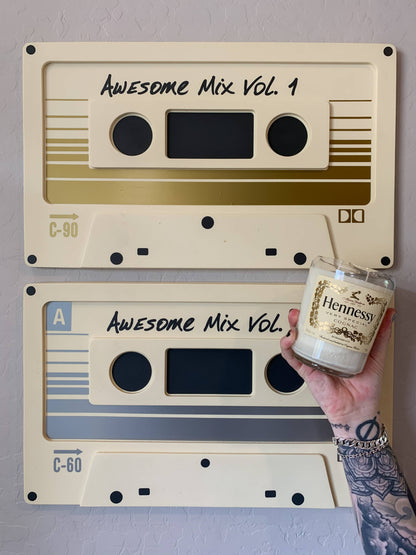 Recycled Hennessy Novelty Candle