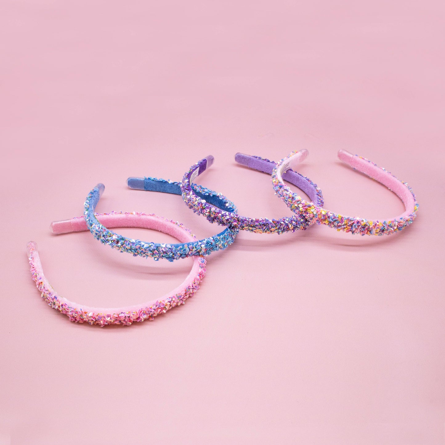 Thin Sequin Headband - Non Slip Hair Accessories for Kids