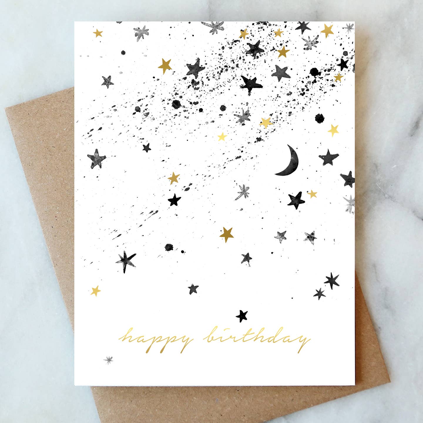 Star Birthday Greeting Card
