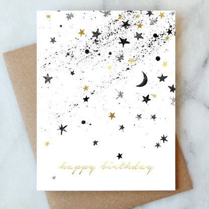 Star Birthday Greeting Card