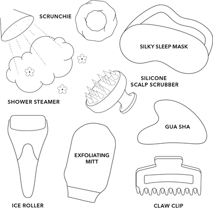 Super Spa Set | Coral | Self-Care, Wellness