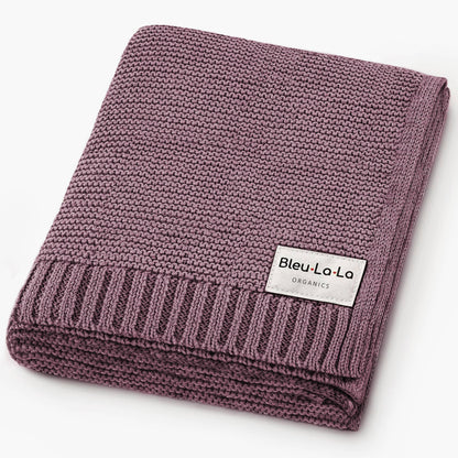 100% Organic Luxury Cotton Swaddle Receiving Baby Blanket