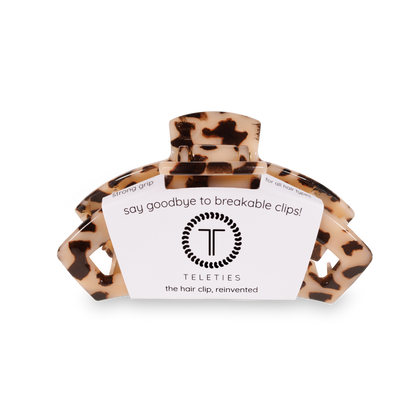 Open Hair Clip | Medium | Blonde Tortoise