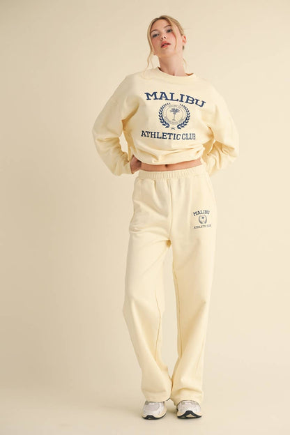 Malibu Athletic Club Crewneck Sweatshirt