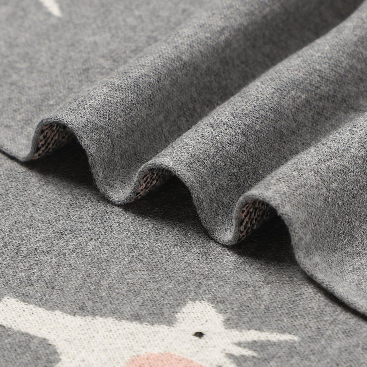 100% Luxury Cotton Swaddle Receiving Baby Blanket - Unicorn