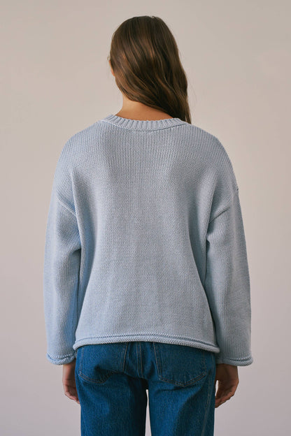 CSW4033 Hudson Cotton Crewneck Sweater