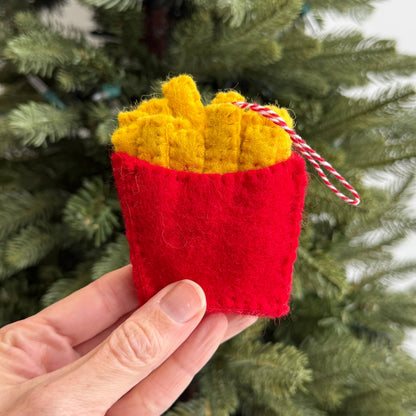 Food Felt Wool Christmas Ornaments