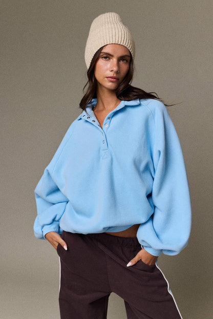 Piper Snap Button Collared Sweater
