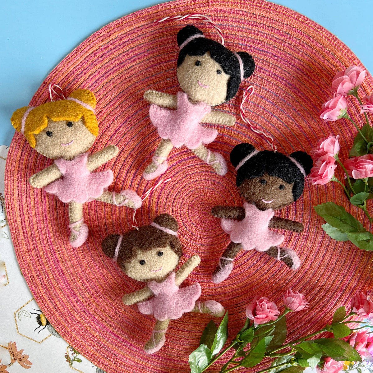 Ballerina Christmas Ornament Variety Pack