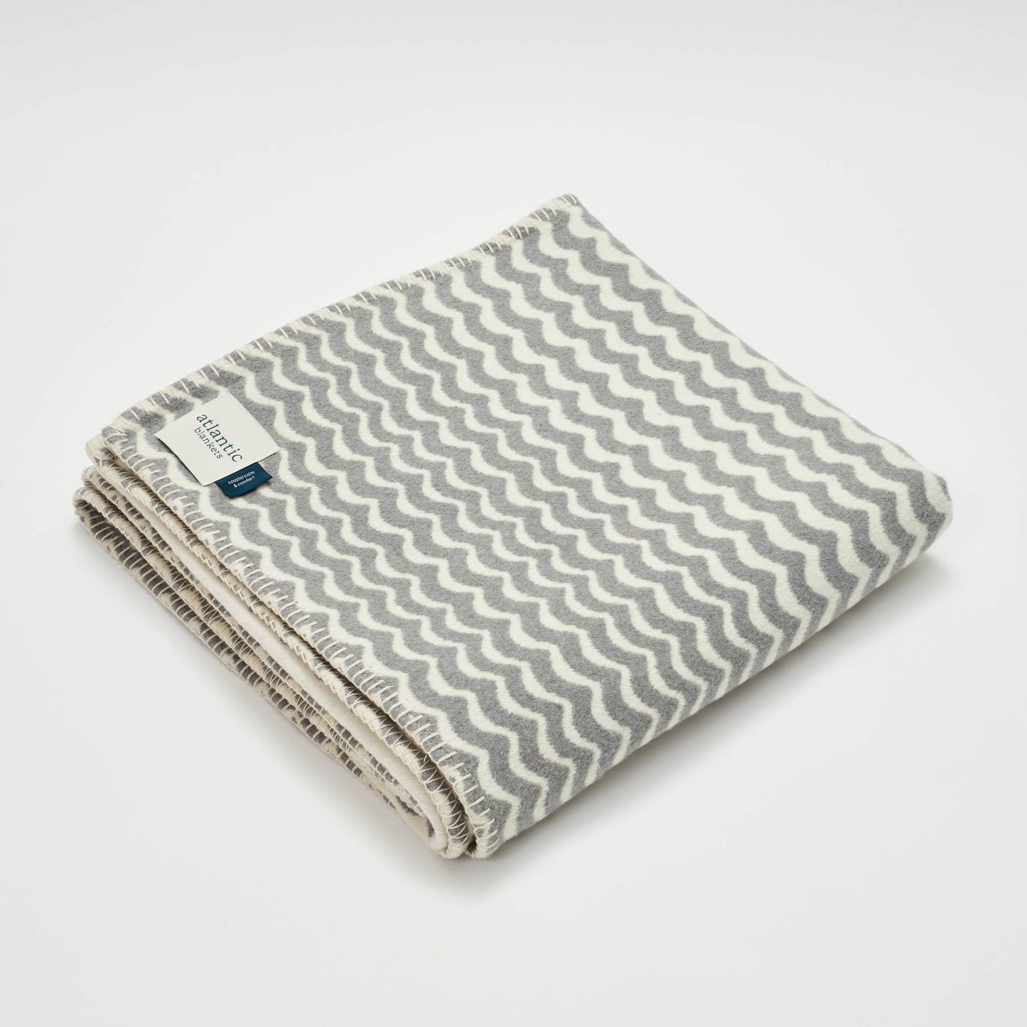 Grey Swell Recycled Cotton Blanket