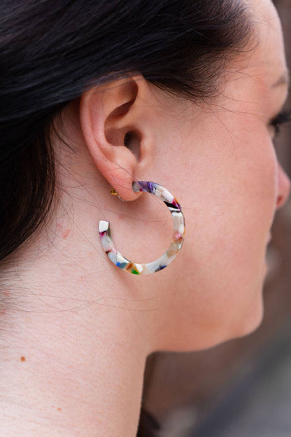 Camy Hoops - Multicolor // Jewelry, Earrings, Gift