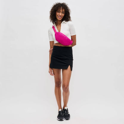 Aim High  Woven Neoprene Belt Bag