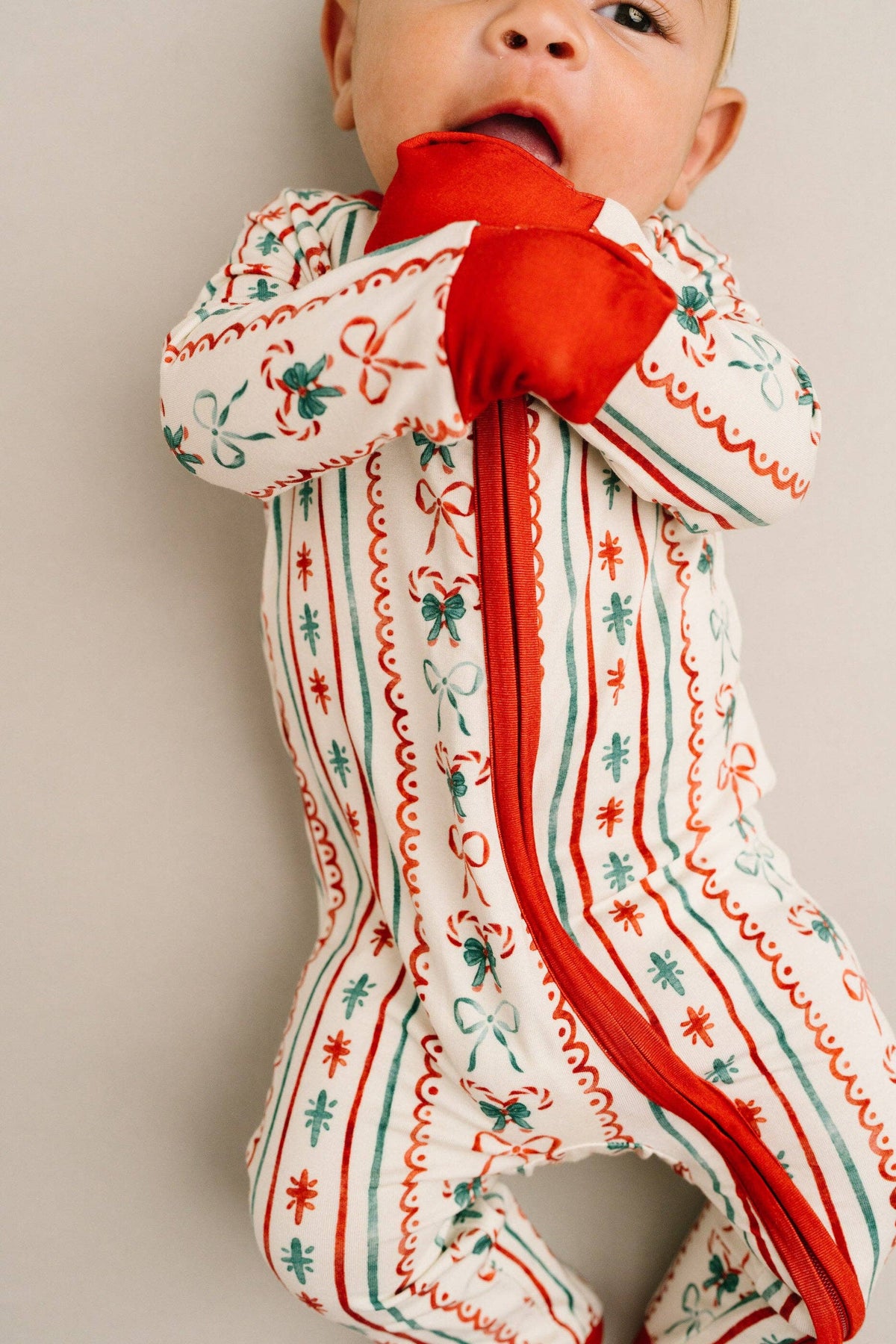 Christmas Dainty Bow Bamboo Sleeper