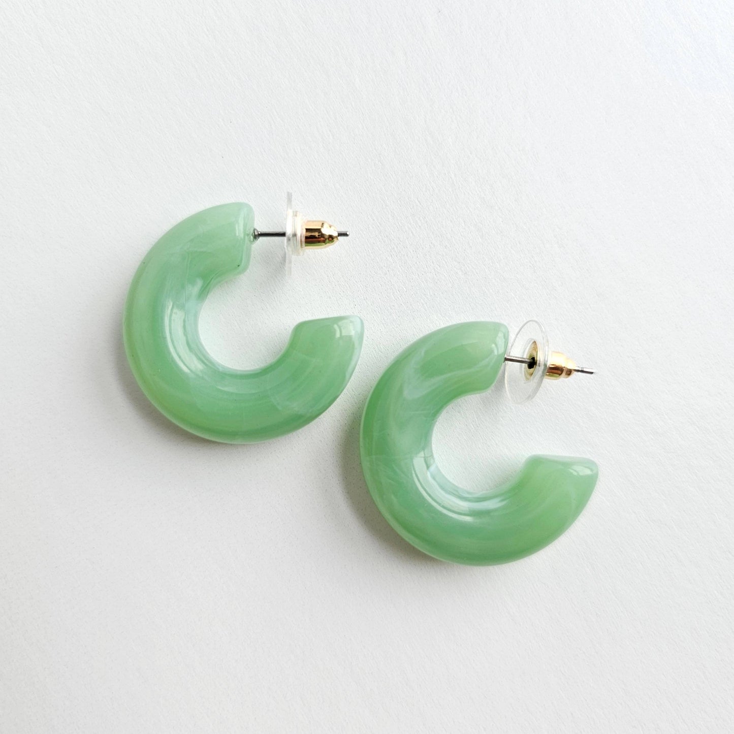 Chloe Hoops - Sage // Jewelry, Earrings, Fall