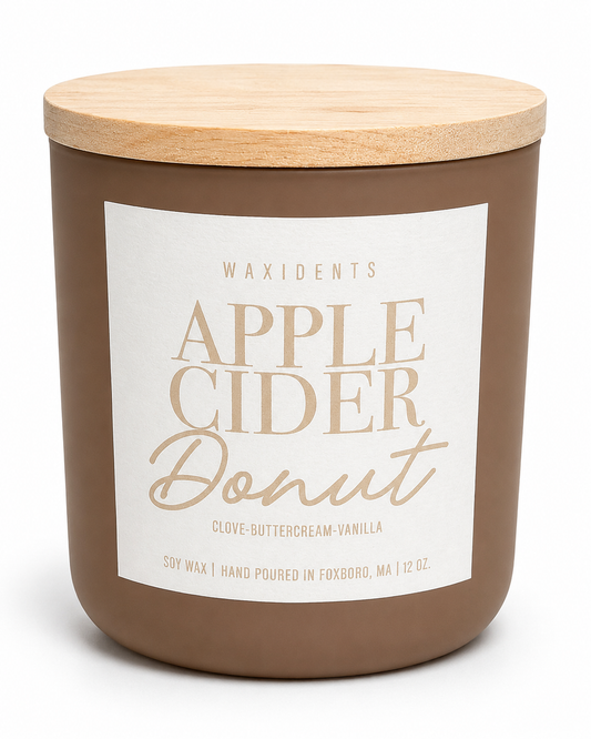 Apple Cider Donut Soy Wax Candle-12oz