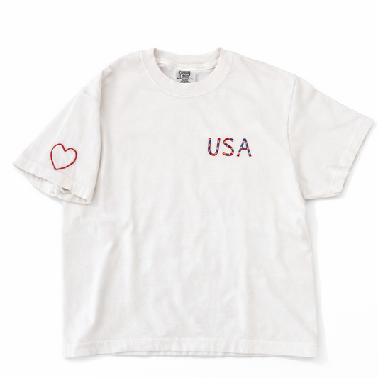USA Cropped Tee