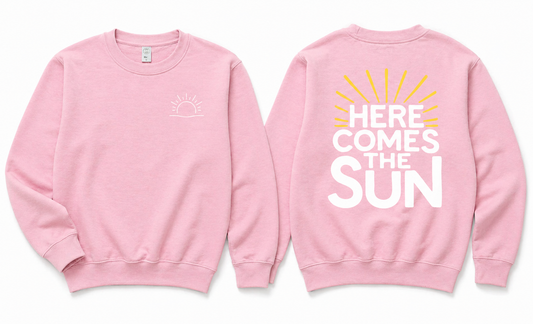 Youth/Toddler Pink Here Comes The Sun