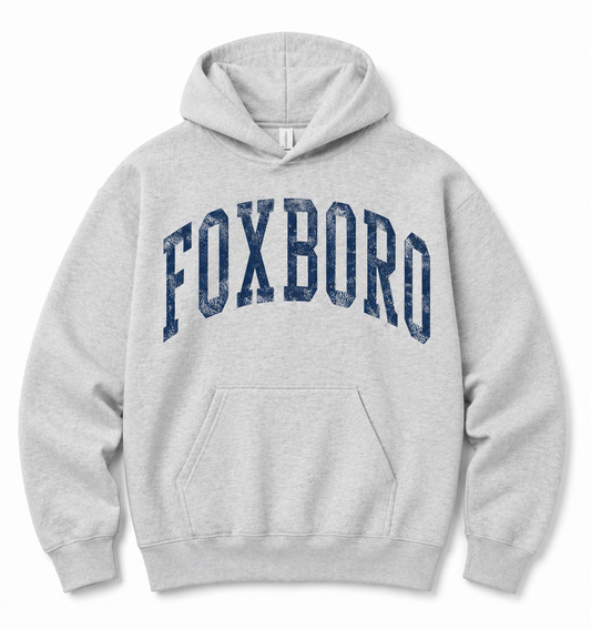 Foxboro - Grey Collegiate Hoodie
