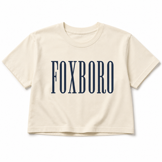 Foxboro Garment Dye Crop Tee