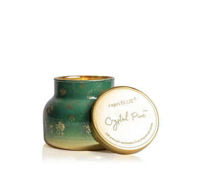 Crystal Pine Gold Glimmer Petite Jar Candle