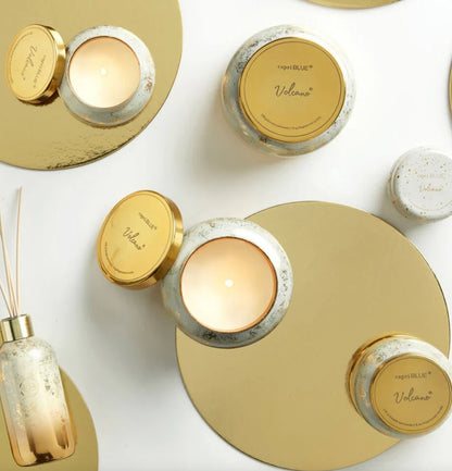 Volcano Gold Glimmer Mini Tin Candle