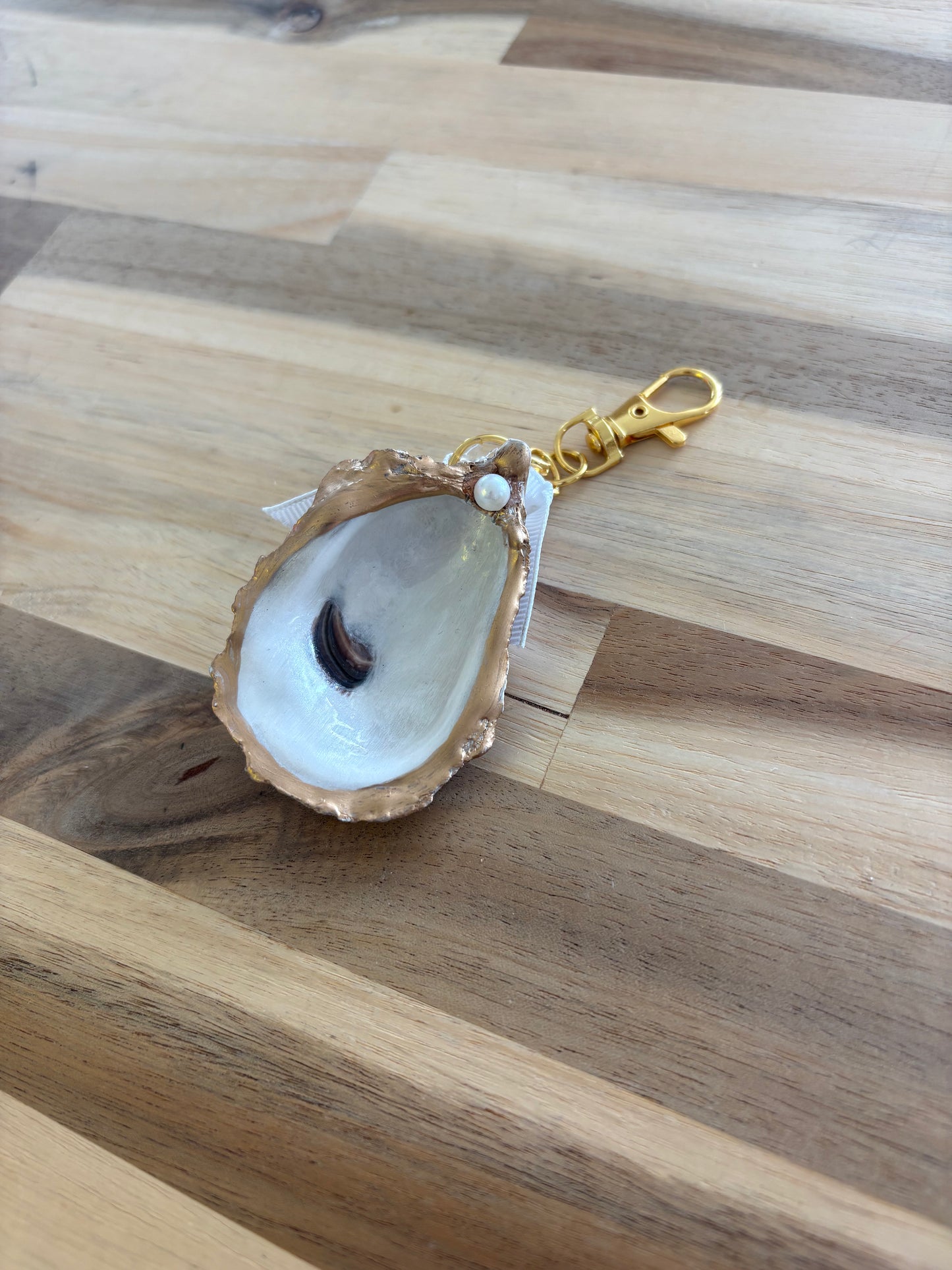 Oyster Shell Bag Charm
