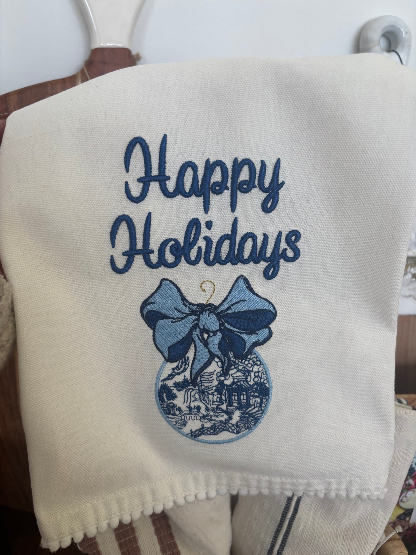 Handmade Holiday Tea Towels