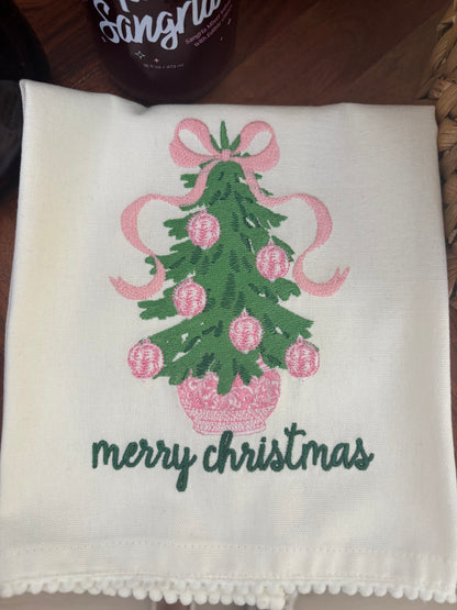 Handmade Holiday Tea Towels