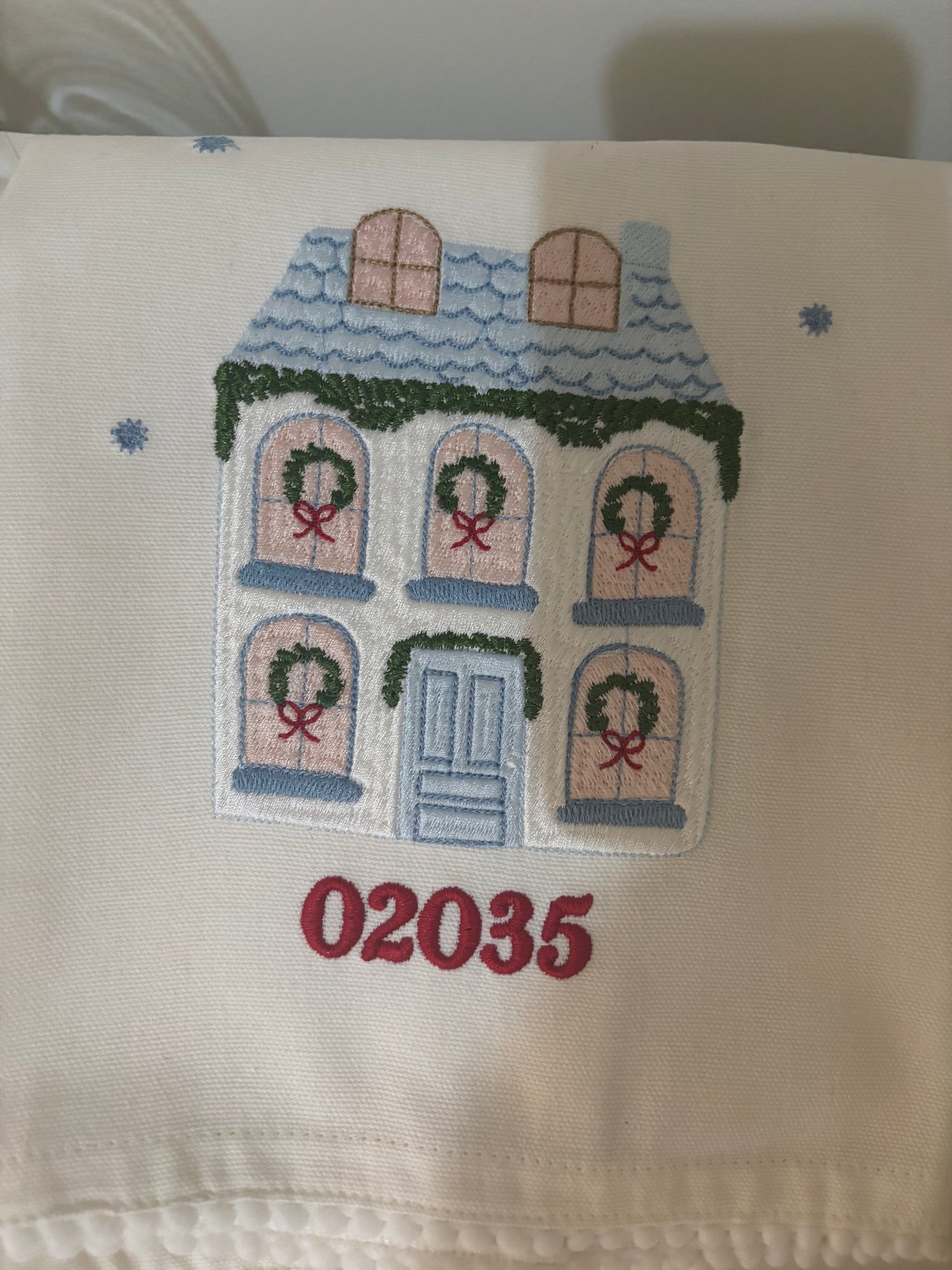 Handmade Holiday Tea Towels