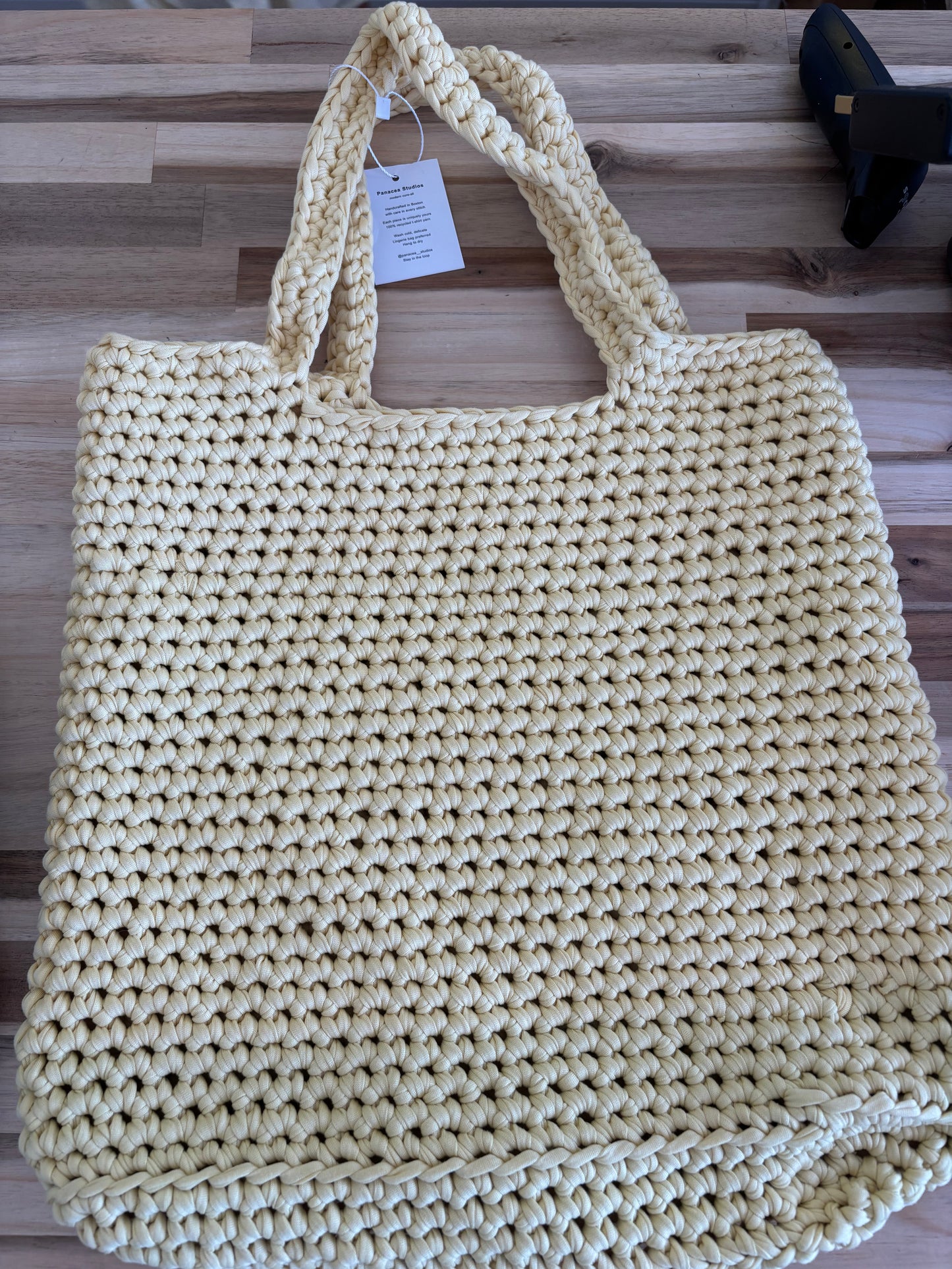 Panacea Hand Bag Tote Butter Yellow
