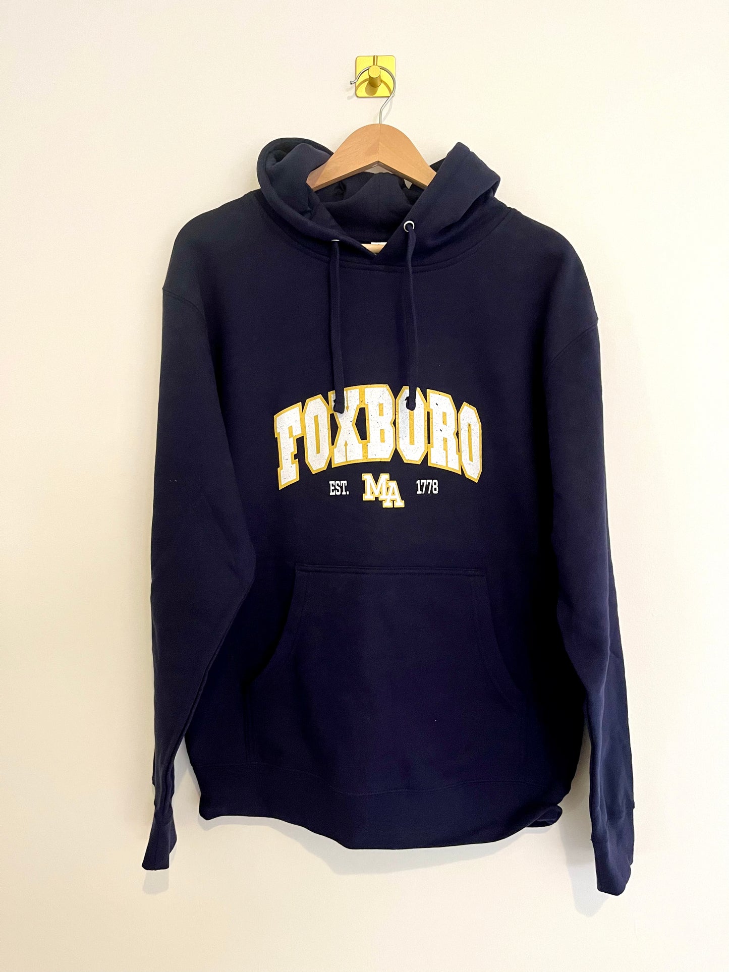 Navy Foxboro Hooded Sweatshirt