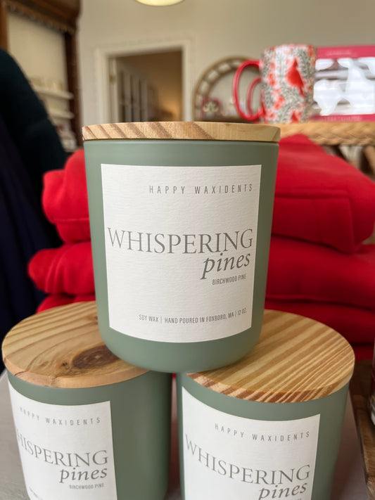 Whispering Pines Soy Wax Candle-12oz