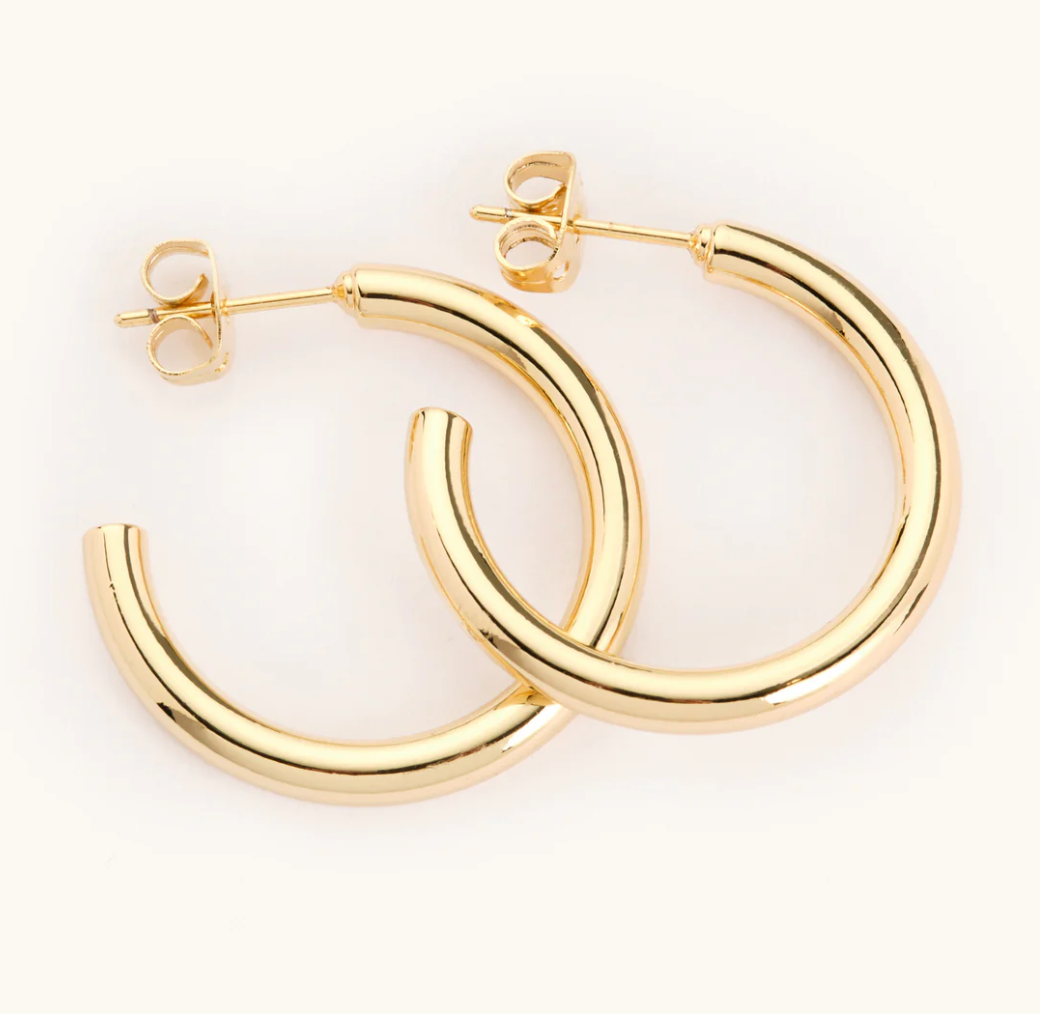 Medium Tessa Tube Hoops
