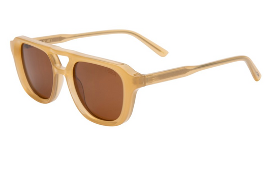 RUBY Lemon/Brown Sunglasses