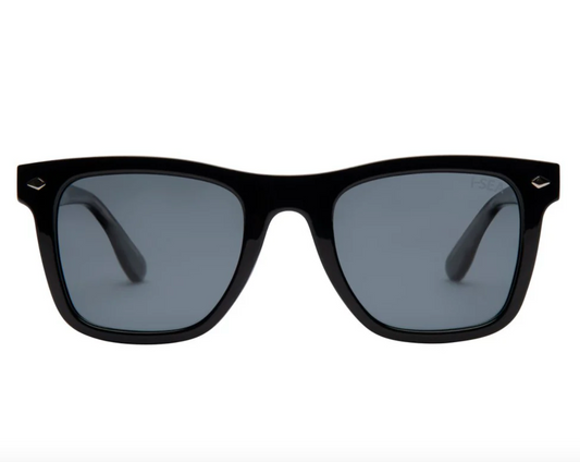 RHYTHM Black/Smoke Sunglasses